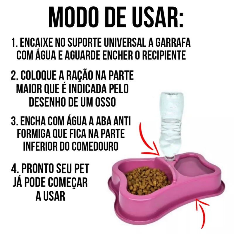 Comedouro antiformiga para cães e gatos modo de usar