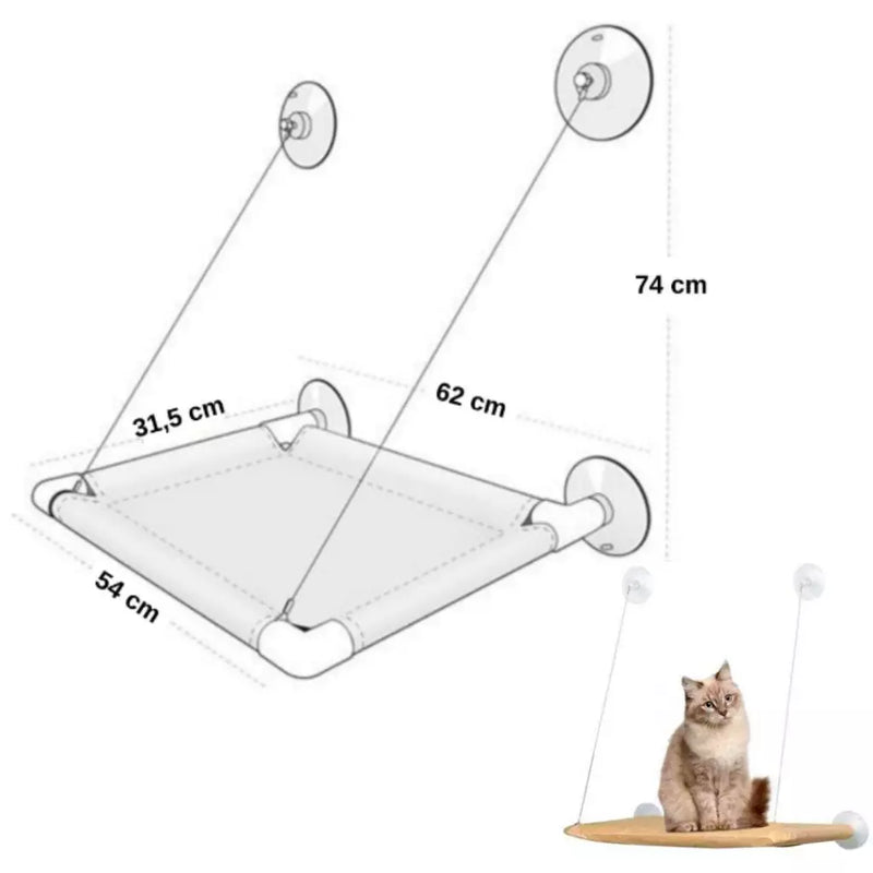 cama para gato medidas