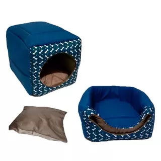 Cama Iglu Pet Portátil - Estampada - aumigodepatas