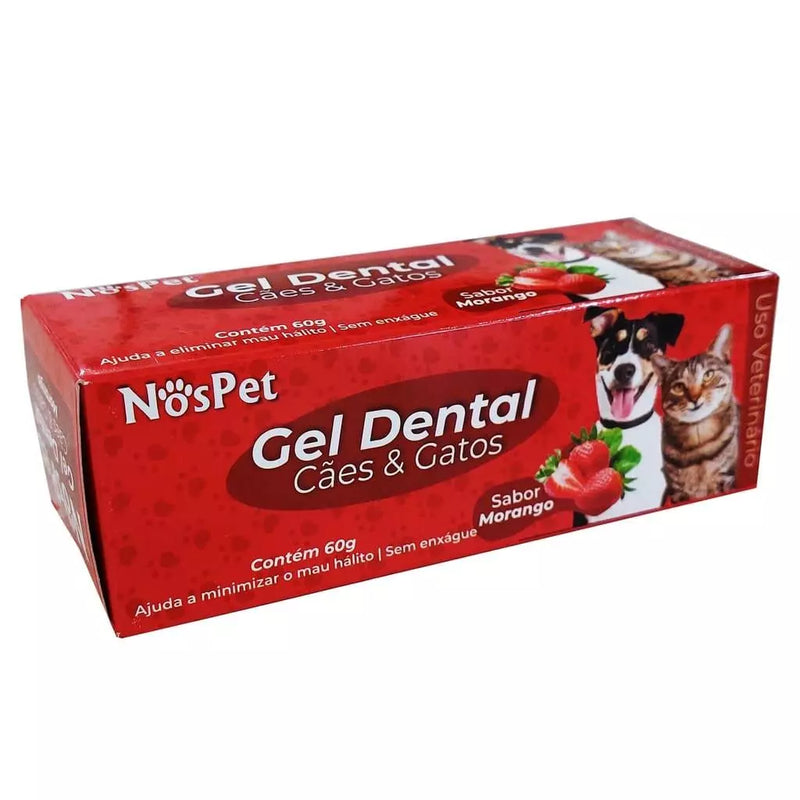 Creme Dental para Cães E Gatos - Nospet - aumigodepatas