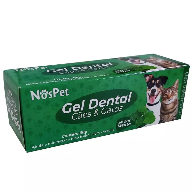 Creme Dental para Cães E Gatos - Nospet - aumigodepatas