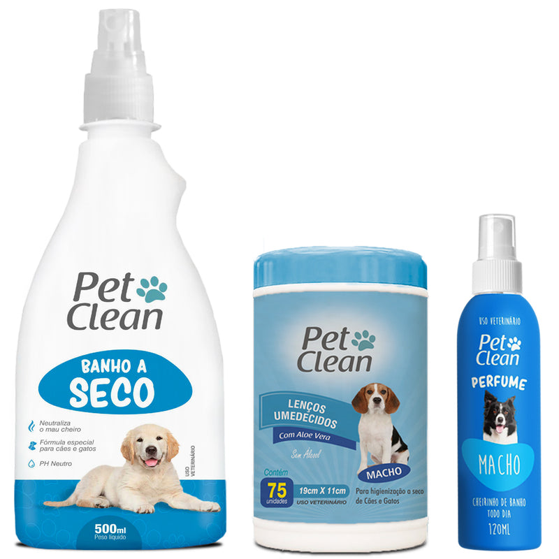 Kit Banho a Seco Pet Clean