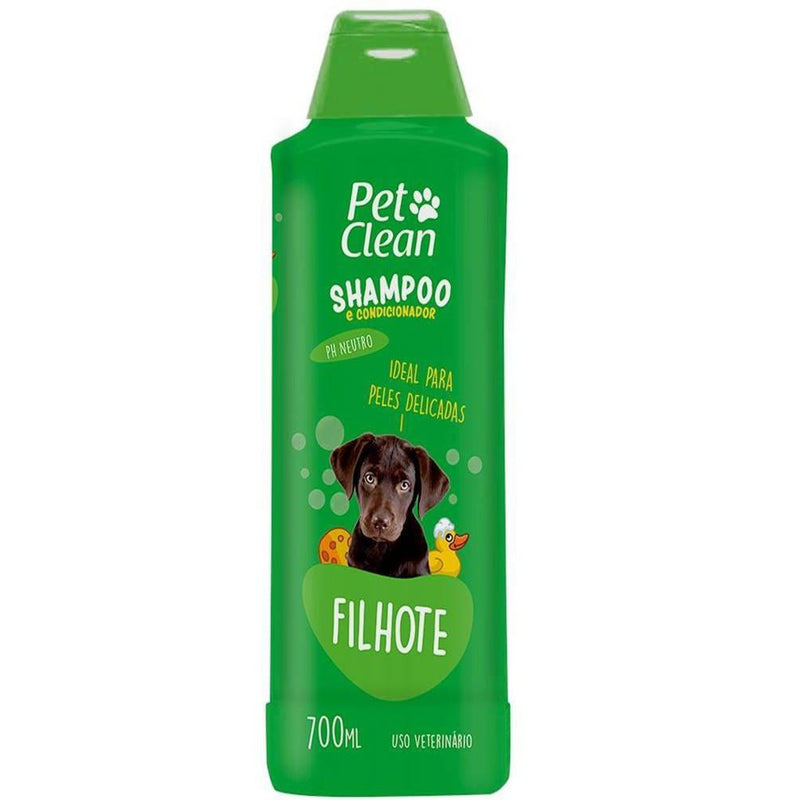 Shampoo Pet Clean 700ml Para Cachorros e Gatos - aumigodepatas