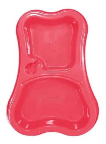 Comedouro Pet Anti Formiga com Suporte Para Garrafa - aumigodepatas