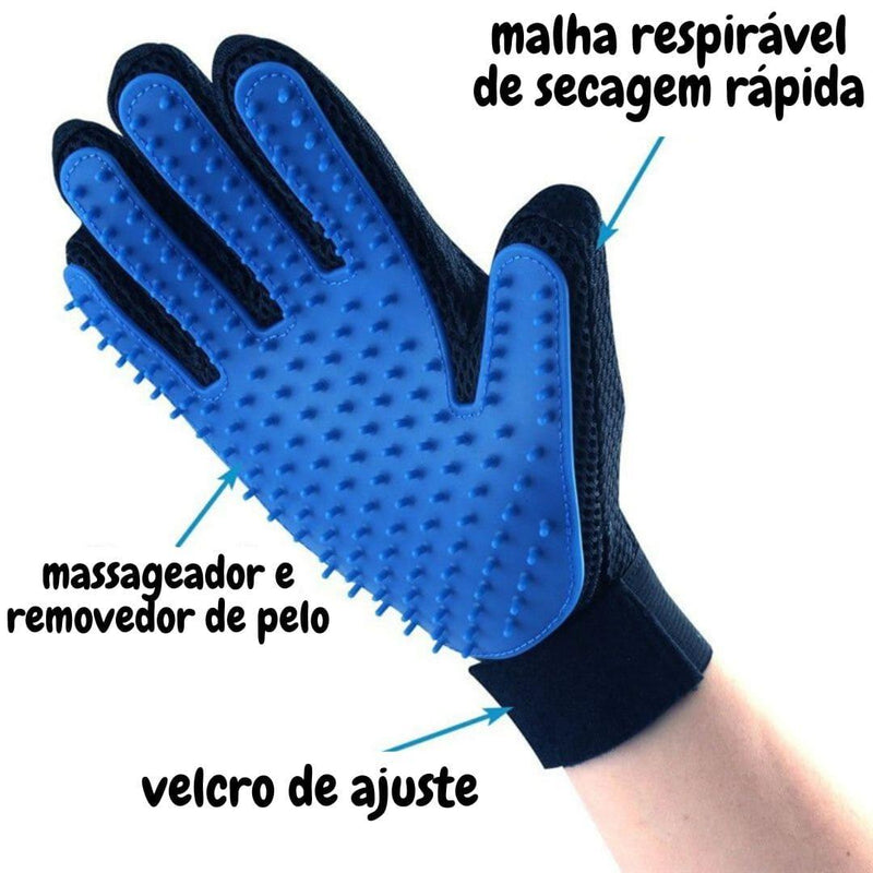 Luva removedora de pelos MagicGlove - Aumigo de Patas - aumigodepatas